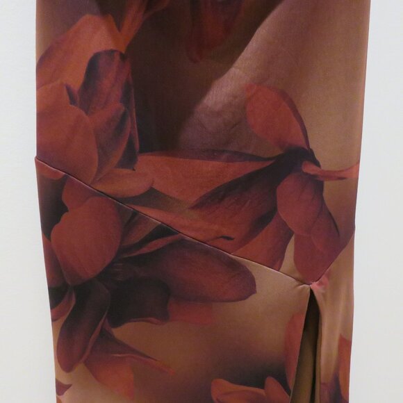 WINDSOR Drama Meets Paradise Floral Maxi Dress in Brown Y2K Whimsigoth Friends - Picture 4 of 15